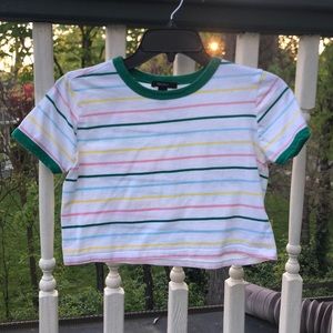 Forever 21 short sleeve, crop top S